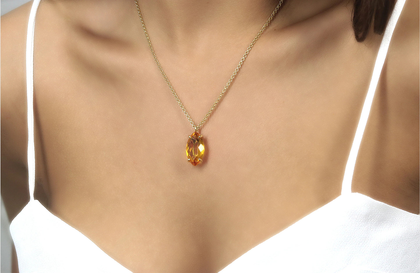 Dazzling Citrine Stud Earrings